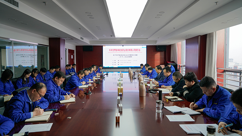 錨定目標，鼓足干勁，決戰(zhàn)年度任務——隴神戎發(fā)組織召開2023年第四次黨委（擴大）會議