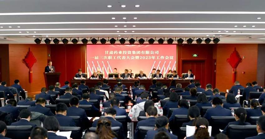 【集團要聞】錨定目標 鼓足干勁 爭先進位 奮力譜寫集團高質(zhì)量發(fā)展新篇章—甘肅藥業(yè)集團召開一屆三次職工代表大會暨2023年工作會議