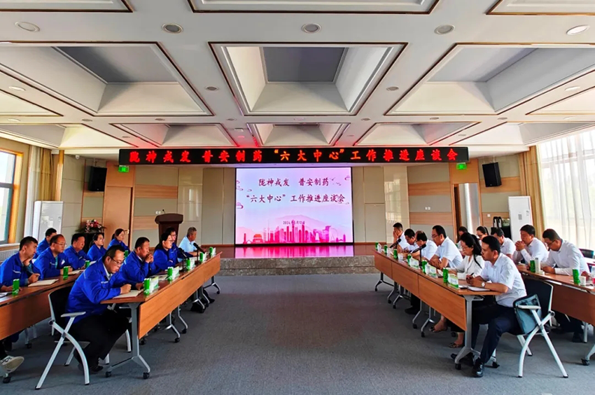 溝通交流促提升，攜手聚力共前行——隴神戎發(fā)與普安制藥召開“六大中心”工作推進(jìn)座談會(huì)