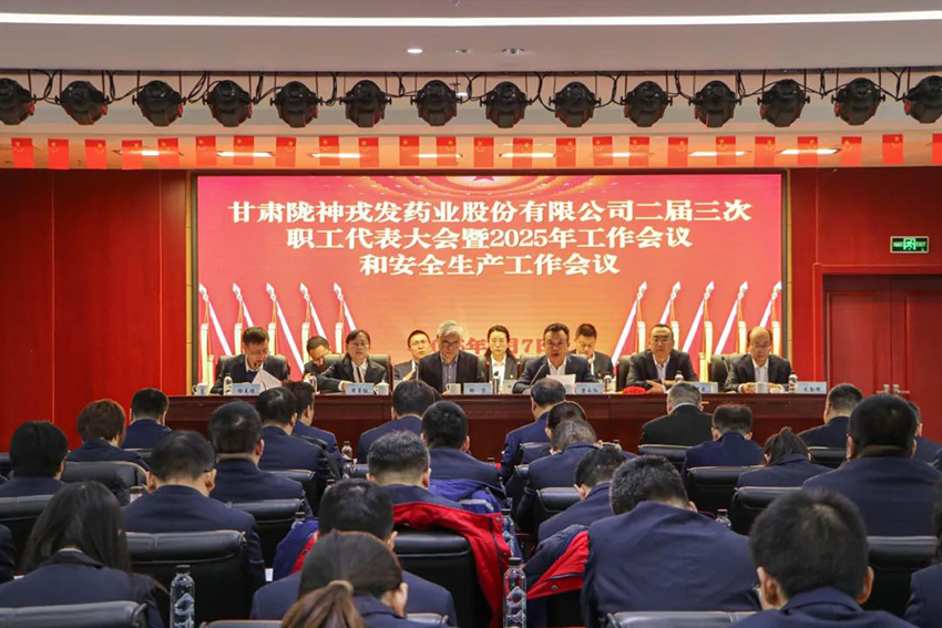 隴神戎發(fā)召開二屆三次職代會暨2025年工作會議和安全生產(chǎn)工作會議