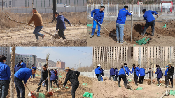 迎春“植”綠，共“樹”美麗家園——隴神戎發(fā)組織開展植樹活動(dòng)